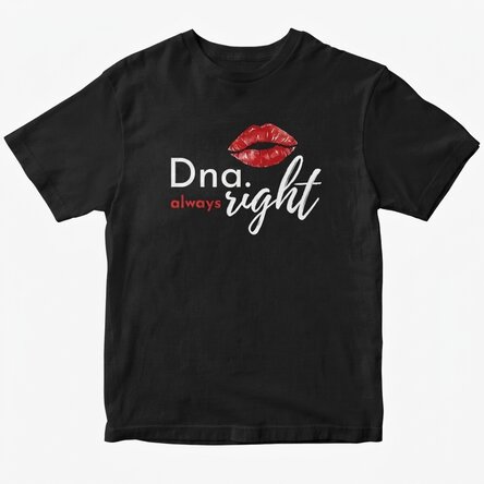 Personalisiertes Baumwoll-T-Shirt mit Aufdruck – Mrs. Always Right