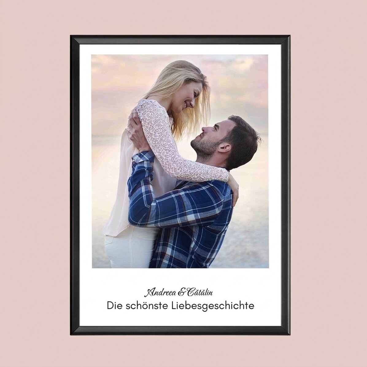 Individuell gestaltetes Bild mit Foto und Text