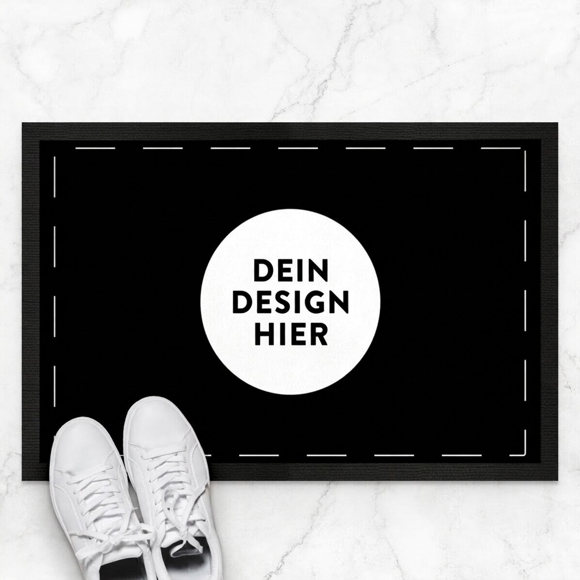 Individuell gestaltete Eingangsmatte mit deinem Motiv