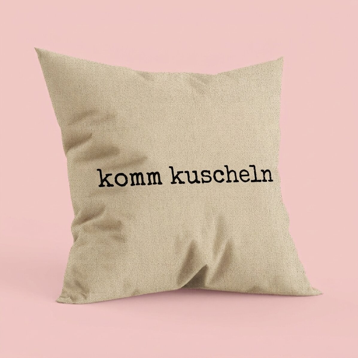 Personalisiertes Kissen mit Aufdruck – „Let