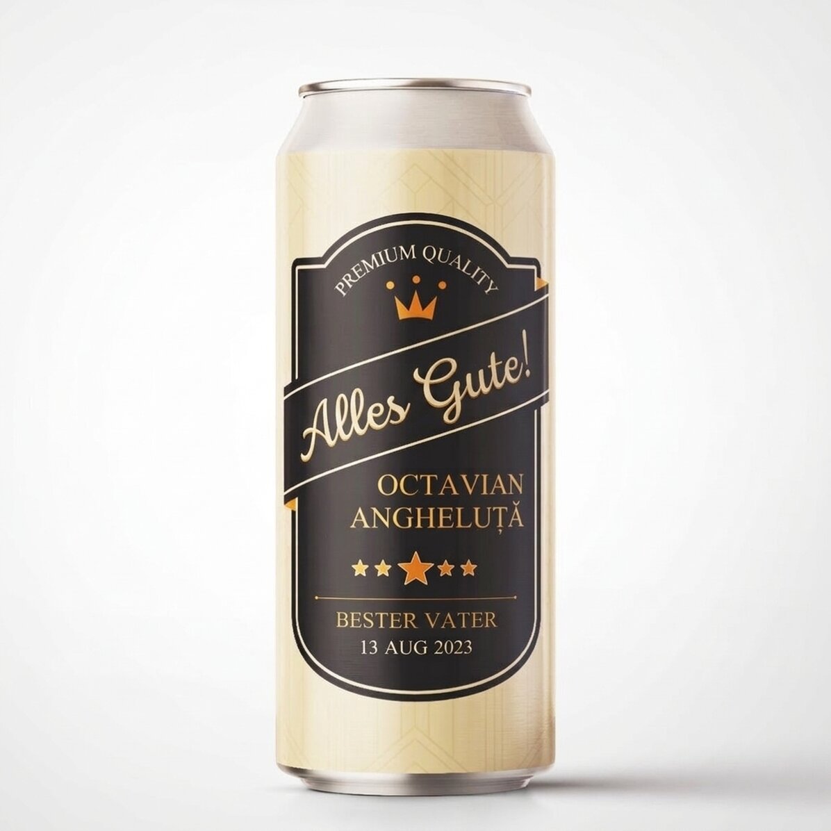 Bier in einer Dose mit individueller Beschriftung – Special for you