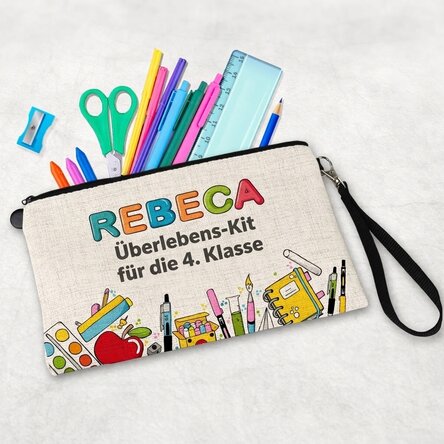 Personalisiertes Schulset für Kinder mit Text – Schulset
