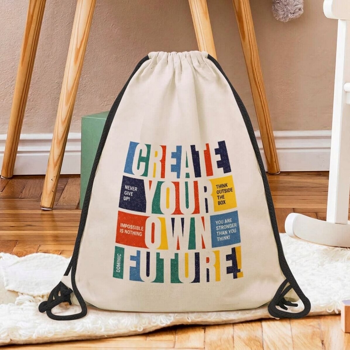 Rucksack mit Namensaufdruck – Gestalte deine Zukunft