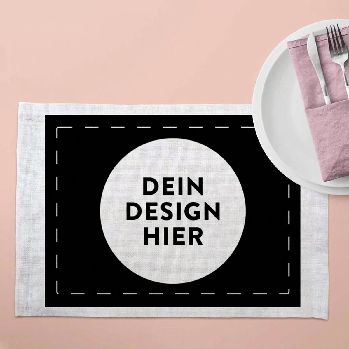 Individuell gestalteter Tellerhalter mit deinem Motiv