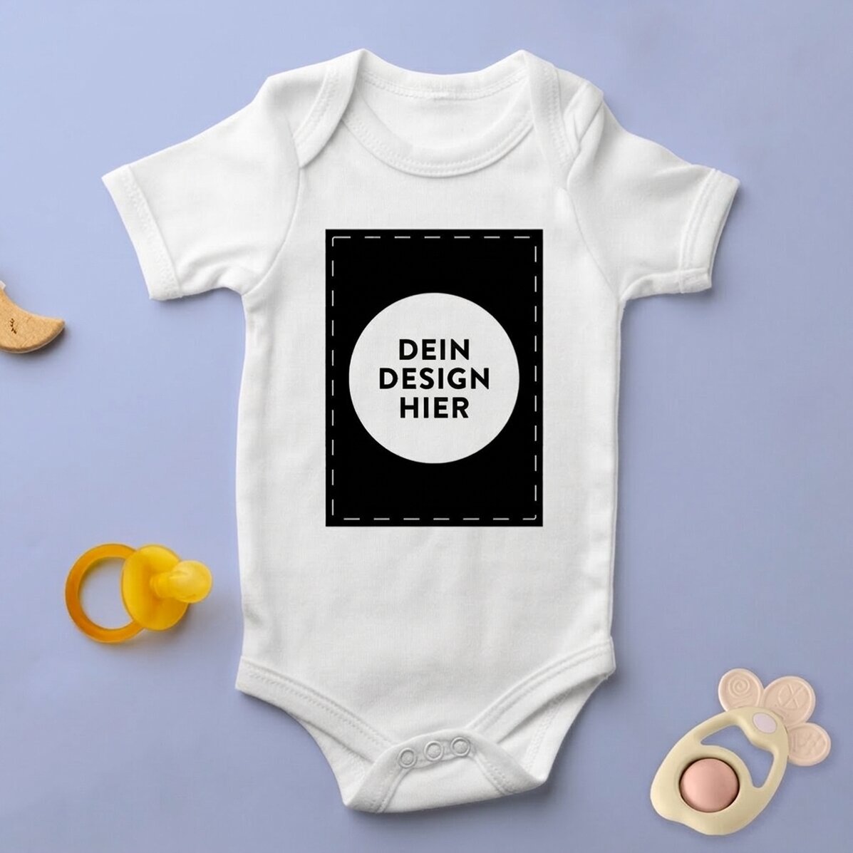 Personalisierter Baby-Body mit deinem Porträtmotiv
