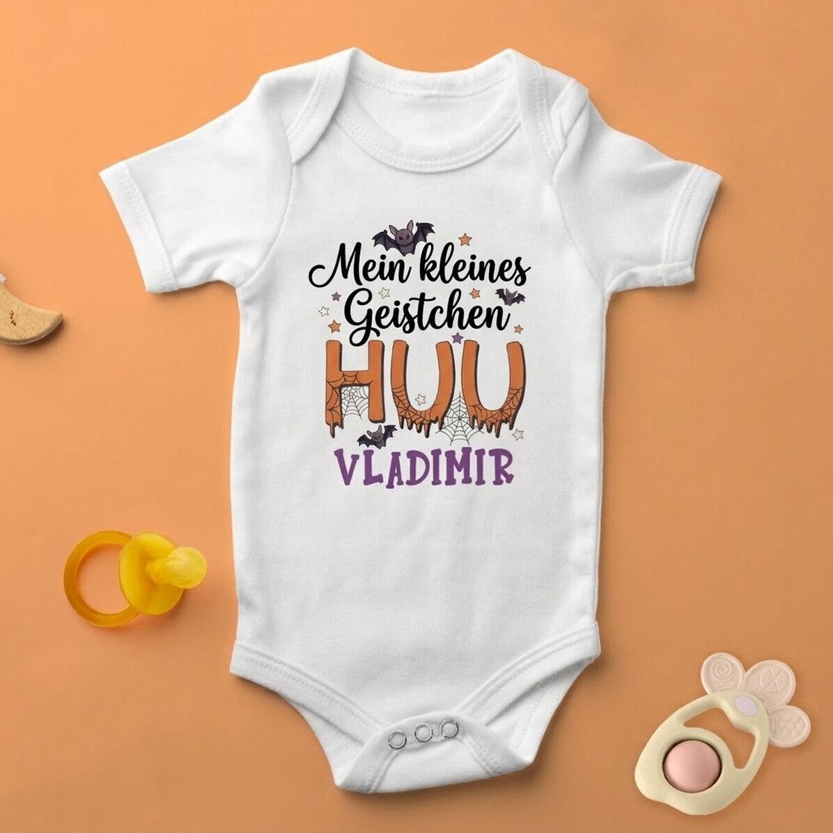 Personalisierter Baby-Body mit Namen – Baby Boo