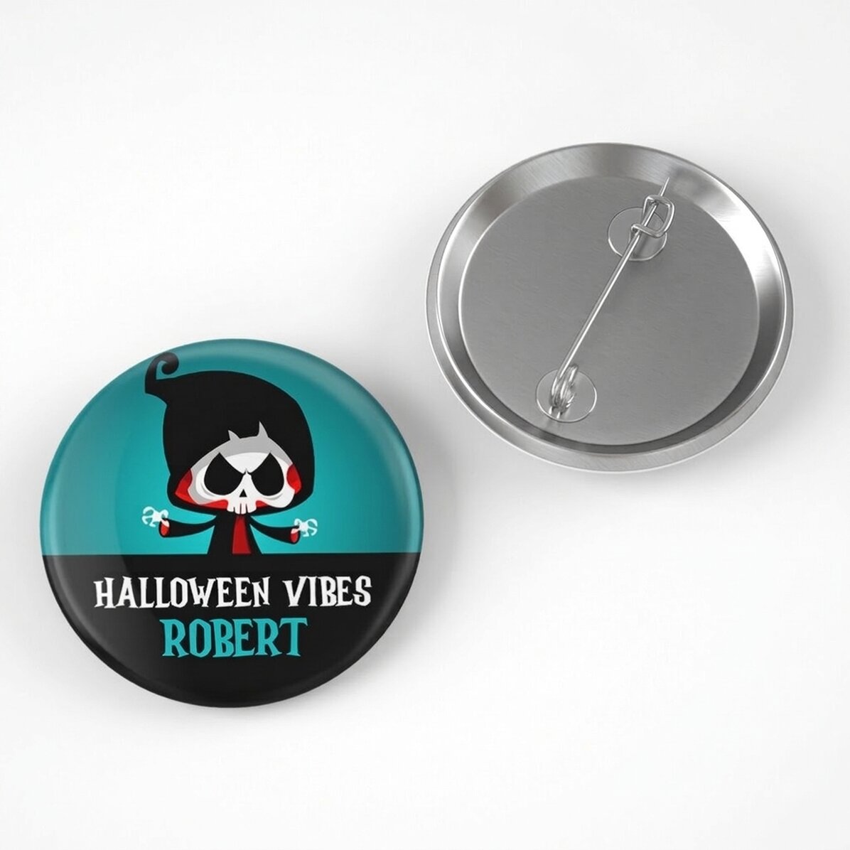 Personalisiertes Namensschild – Halloween-Flair