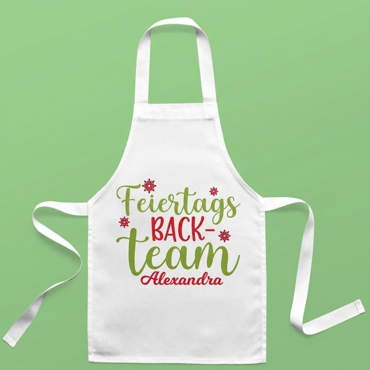 Personalisierte Kindersortierbox mit Text – Holiday Baking Team