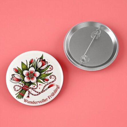 Personalisiertes Button mit originellem Text