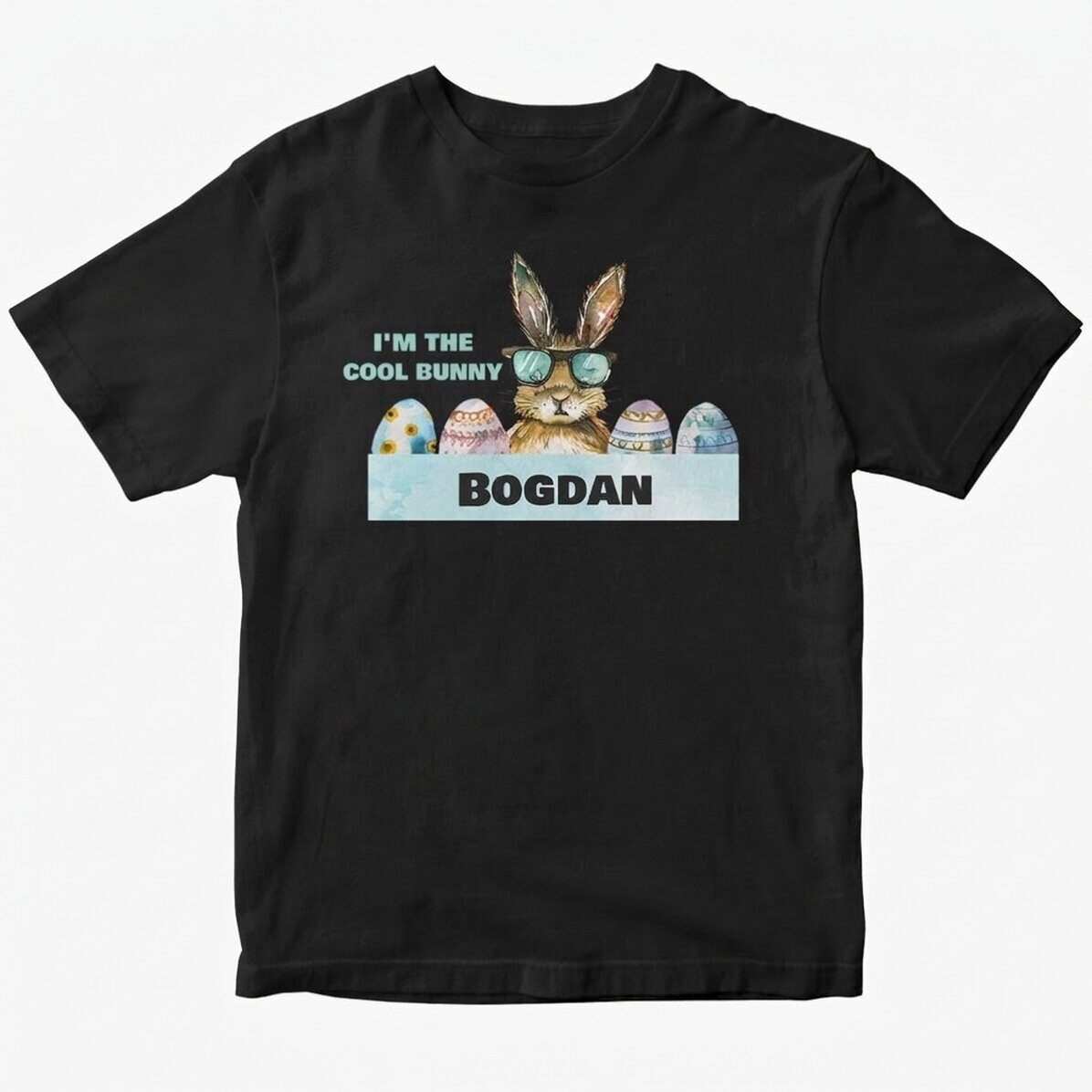 Personalisiertes T-Shirt mit Aufdruck – Bunny