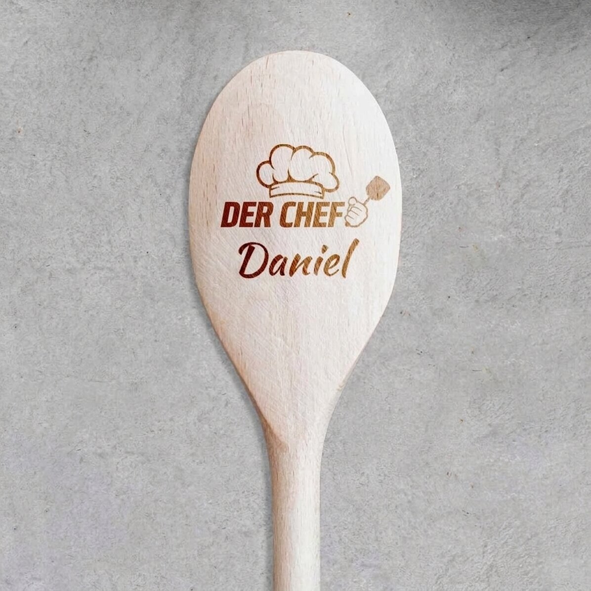 Personalisierter Holzlöffel – Chefkoch