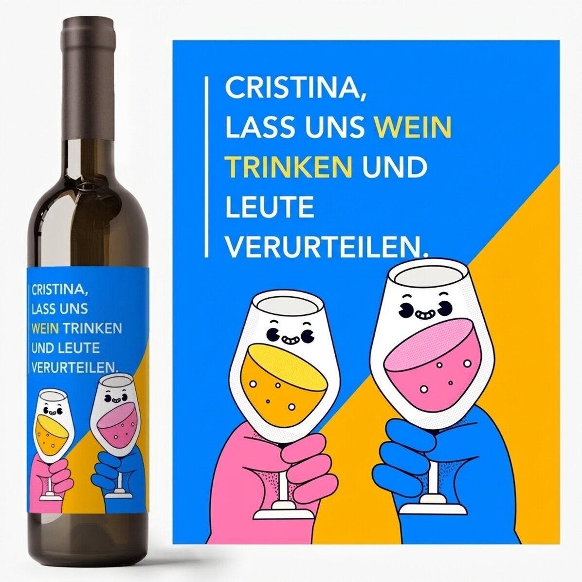 Wein mit individueller Beschriftung – wine