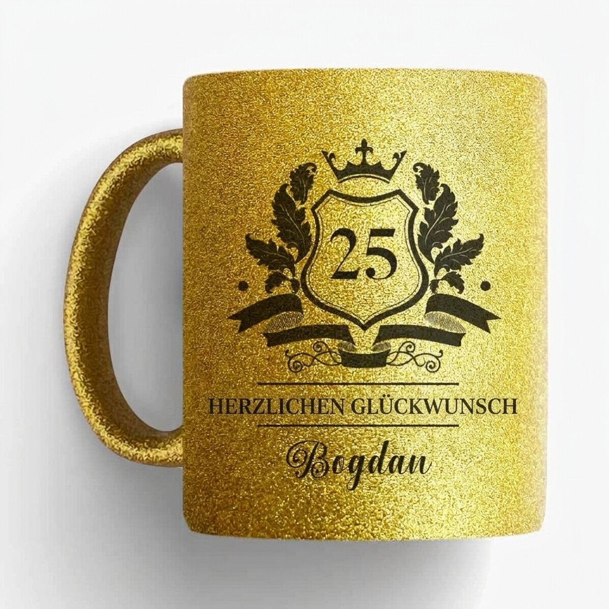 Personalisierte Tasse mit Text – Royalty