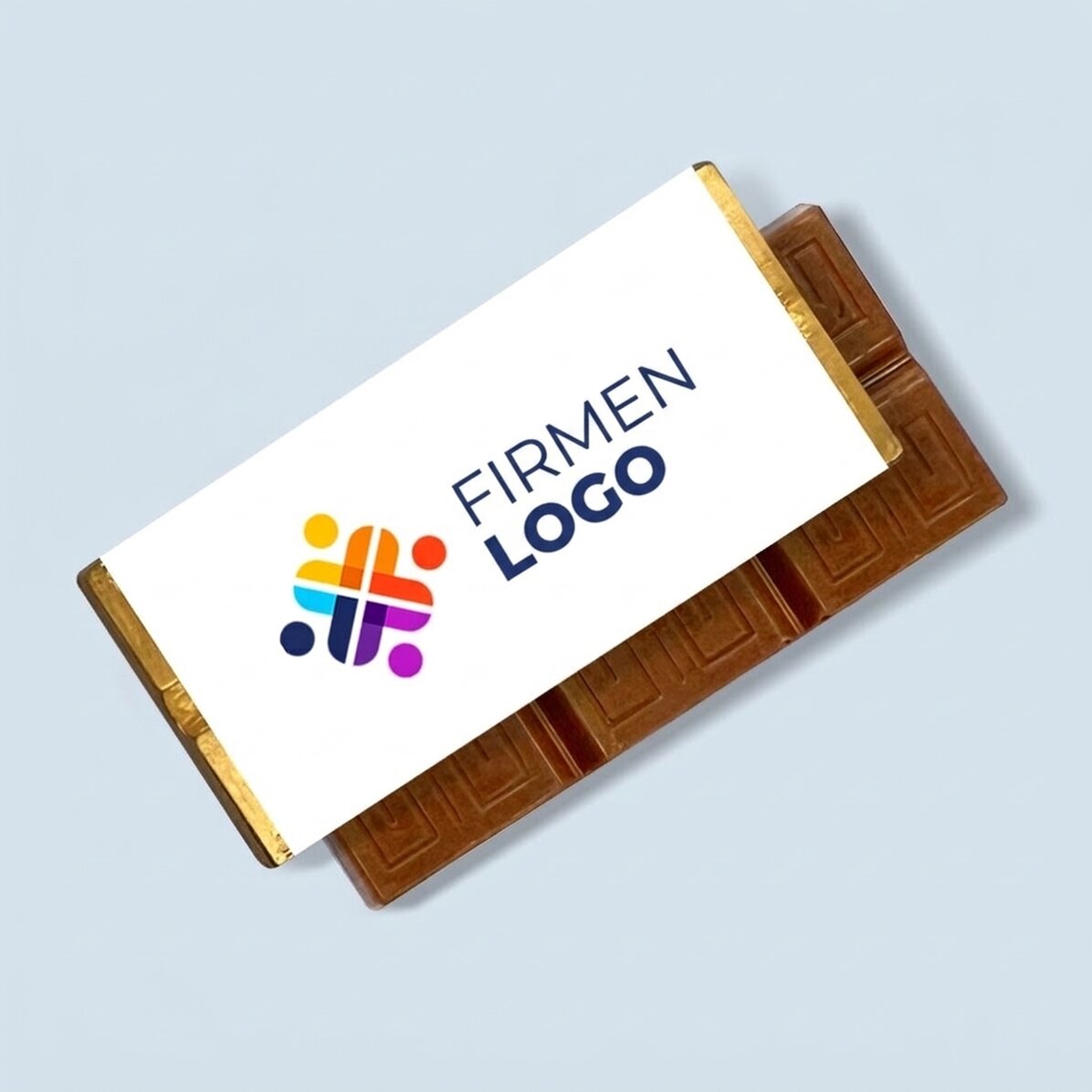 Personalisierte Mini-Schokoladentafel mit Logo