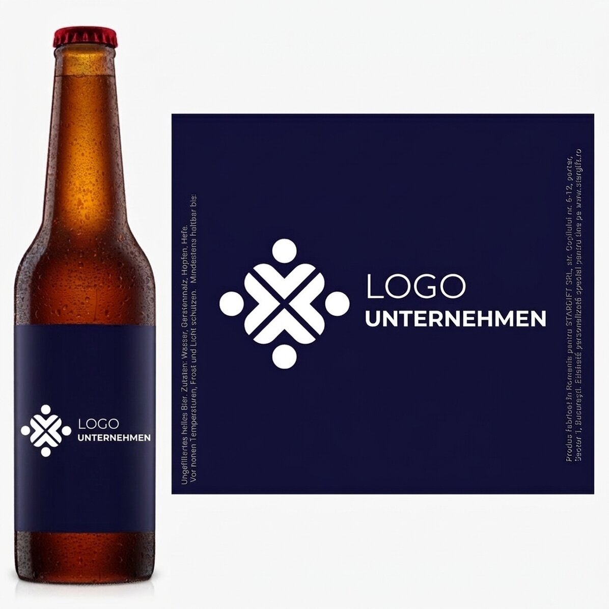 Bier mit individuellem Logo