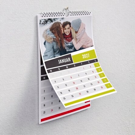 Individuell gestalteter Kalender – mit deinen Fotos in Farbe