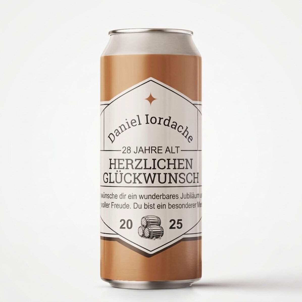 Bier in einer Dose mit individueller Beschriftung – Classic Beer