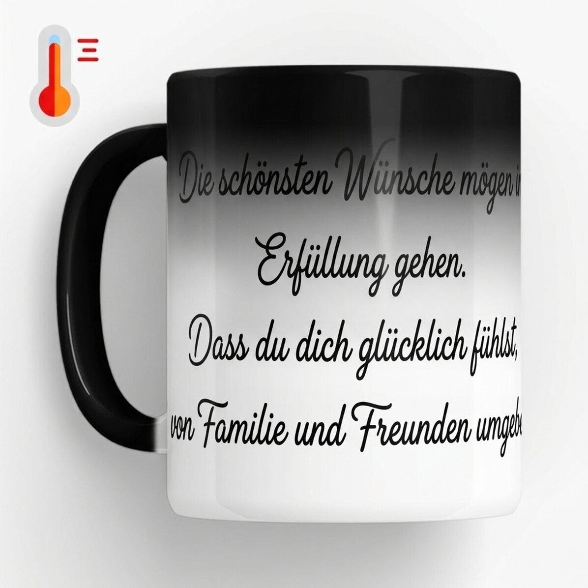 Personalisierte Zaubertasse mit Text
