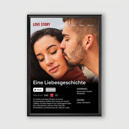 Individuell gestaltetes Bild mit Foto und Botschaft – Film