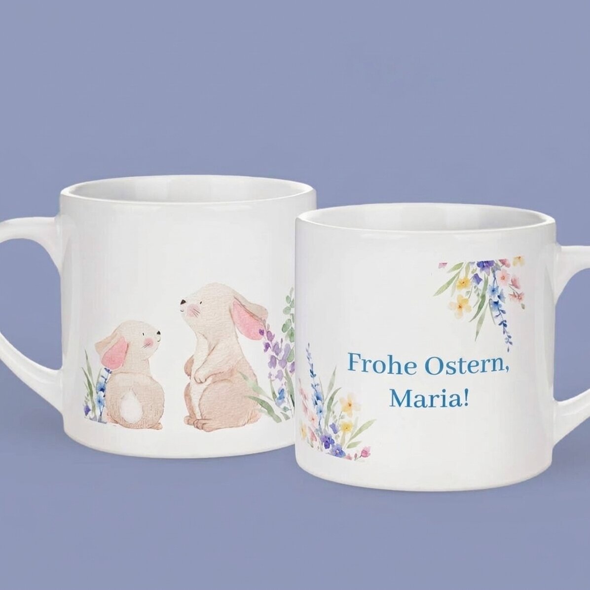 Personalisierter Kinderbecher mit Namen – Frohe Ostern!