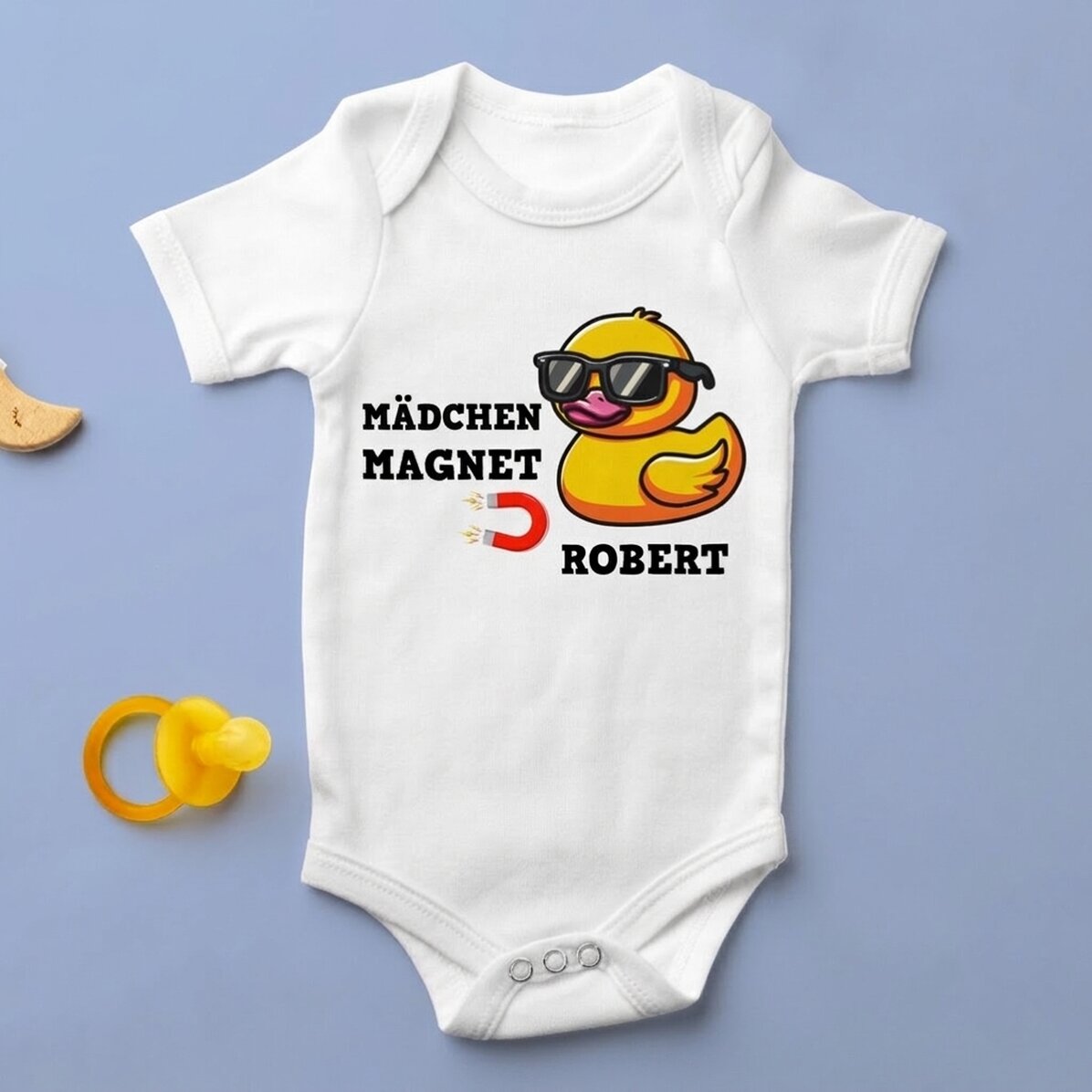 Personalisierter Baby-Body mit Aufdruck – Chicks