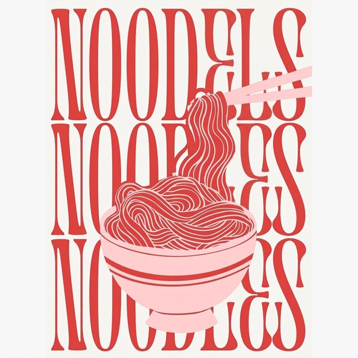 Poster „Noodles Lover“