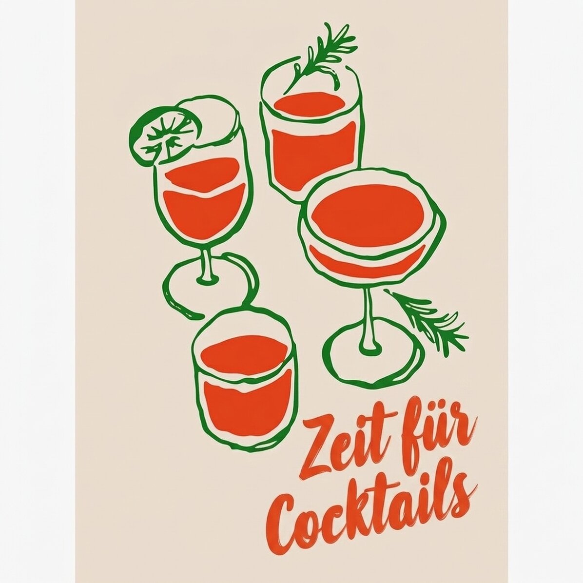 Poster „Cocktail o