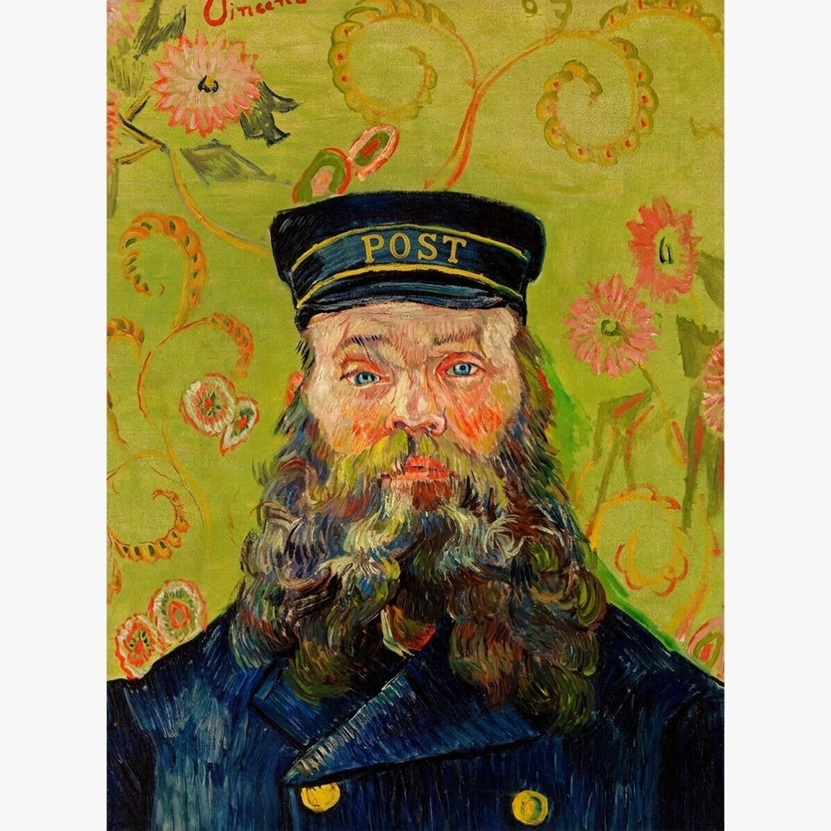 Poster von Vincent van Gogh, „Der Postbote Joseph Roulin“, 1889