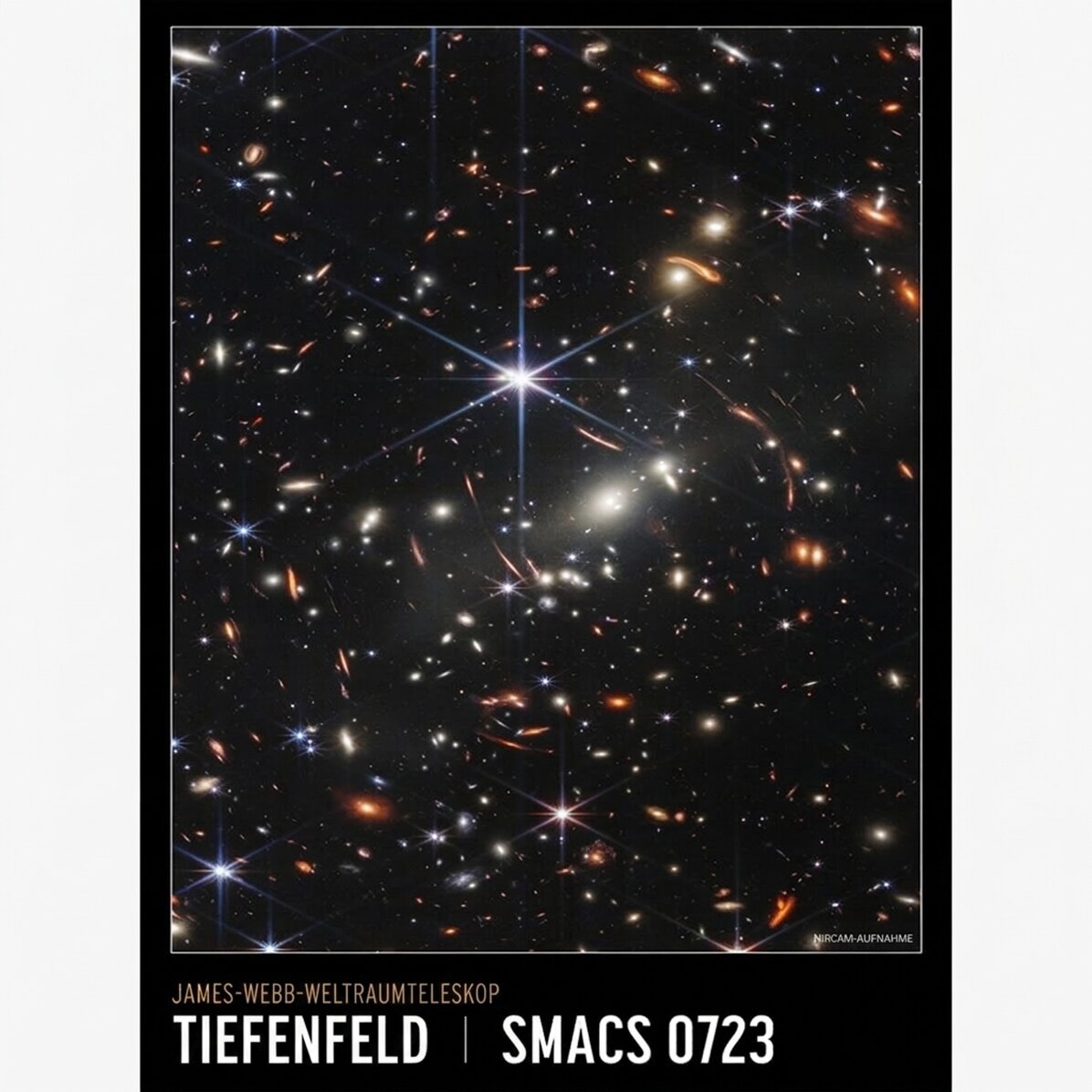 Poster „Entfernte Galaxien“