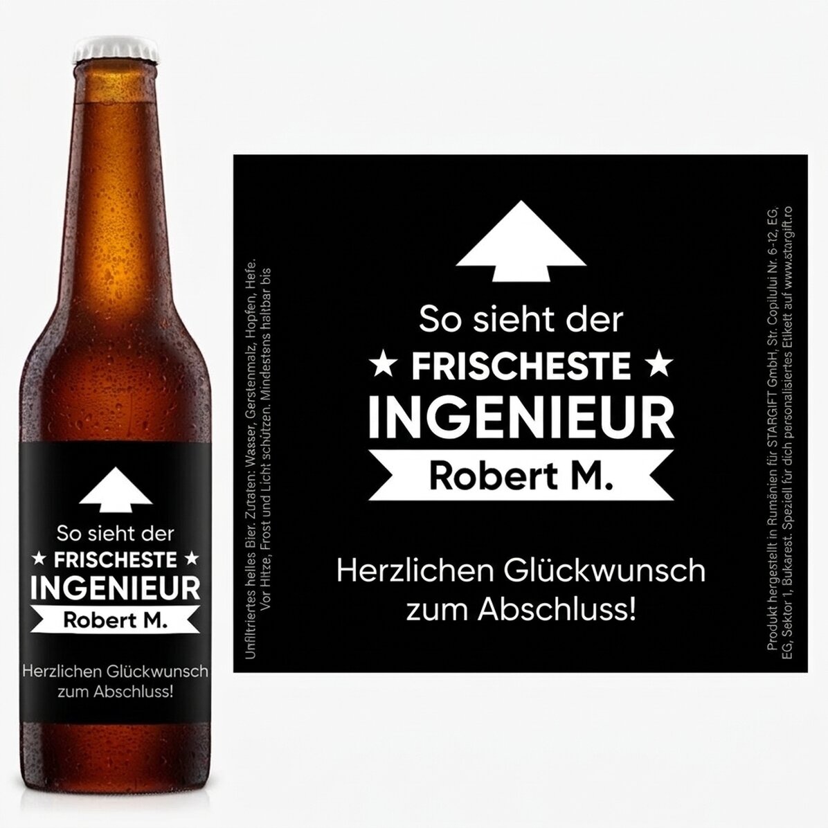 Personalisiertes Bier mit Botschaft – So sieht es aus