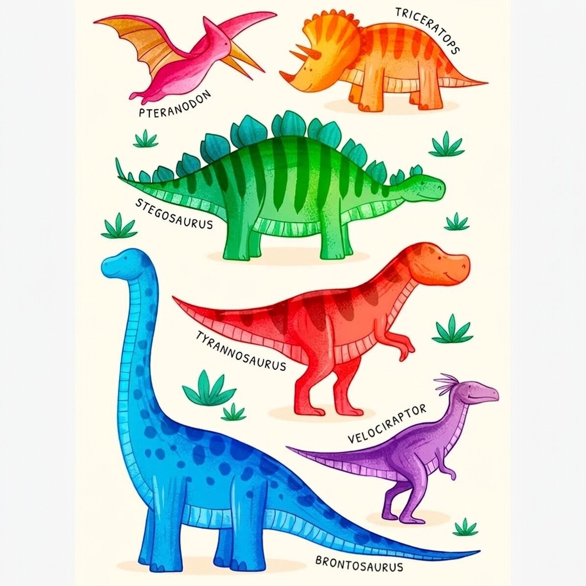 Dinosaurier-Poster