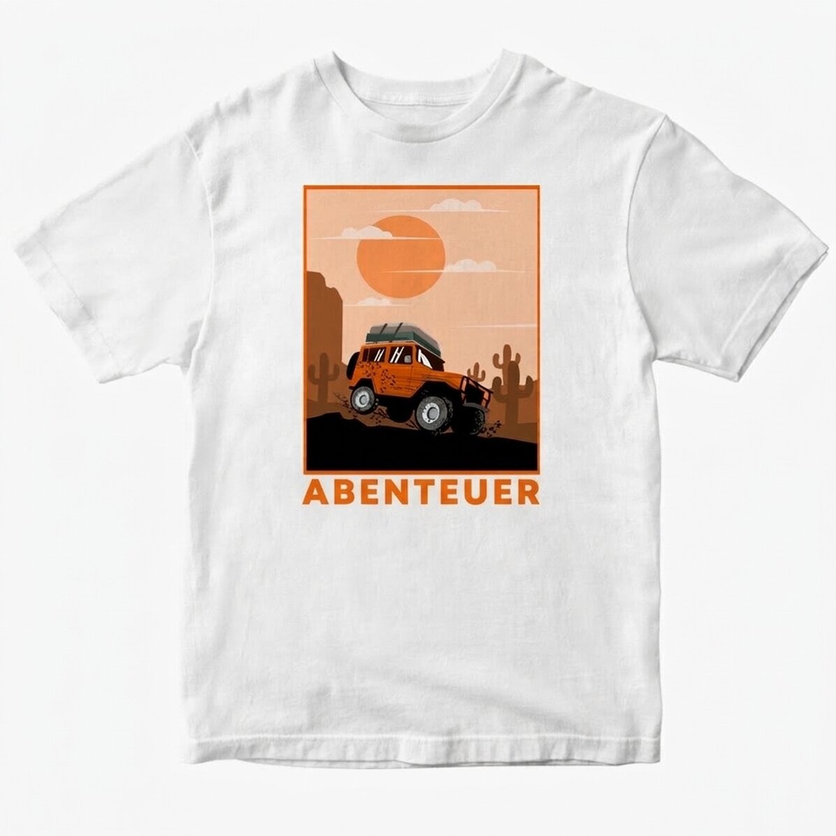 Personalisiertes Baumwoll-T-Shirt für Kinder – Adventure