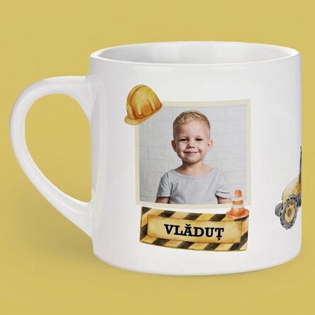 Personalisierter Kinderbecher mit Foto und Botschaft – Geräte