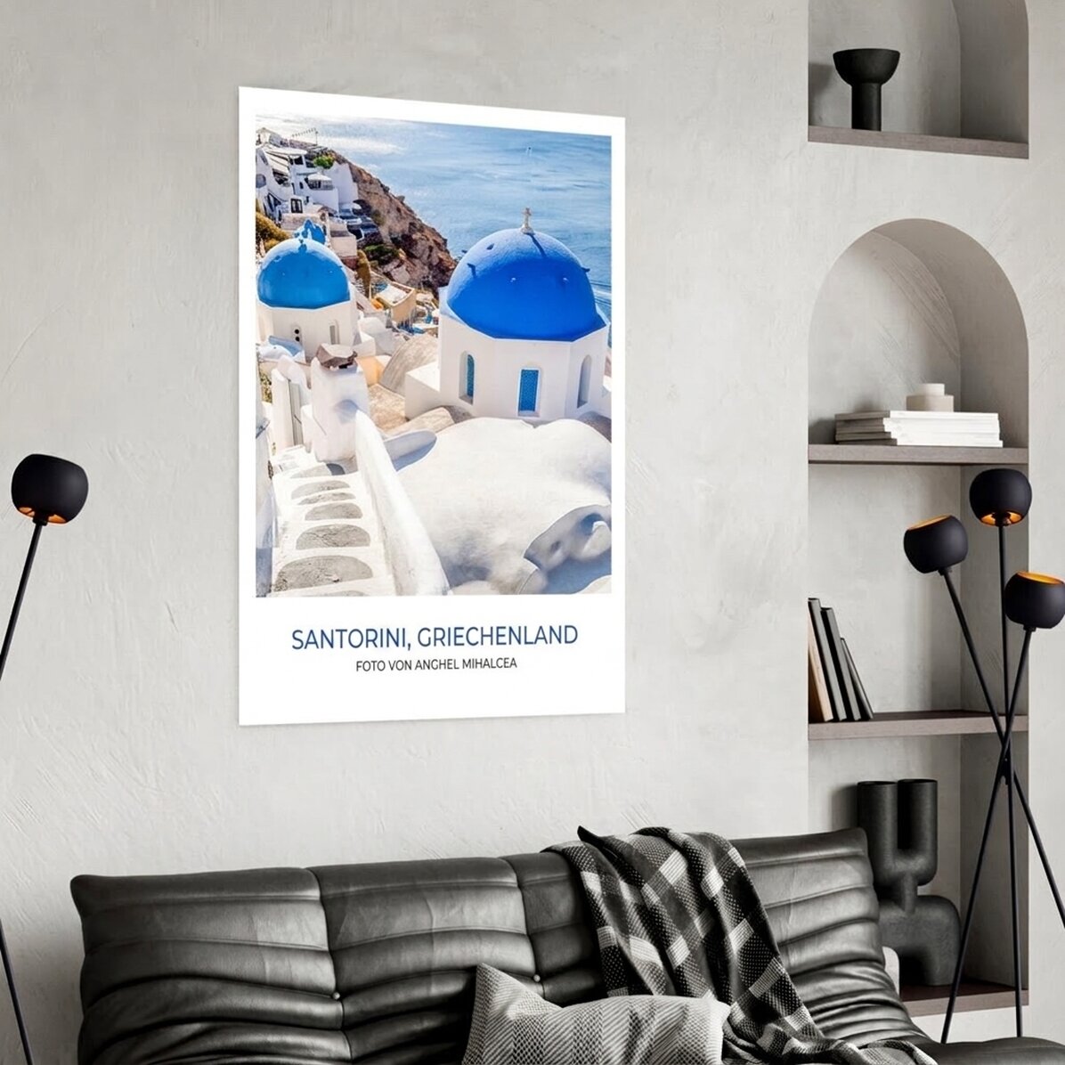Individuell gestaltetes Poster mit Foto und Text