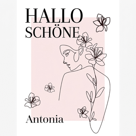 Individuell gestaltetes Poster mit Text – Ciao Bella
