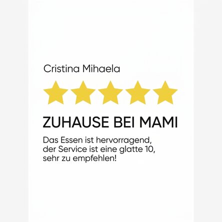 Individuell gestaltetes Poster mit Text – Bewertung