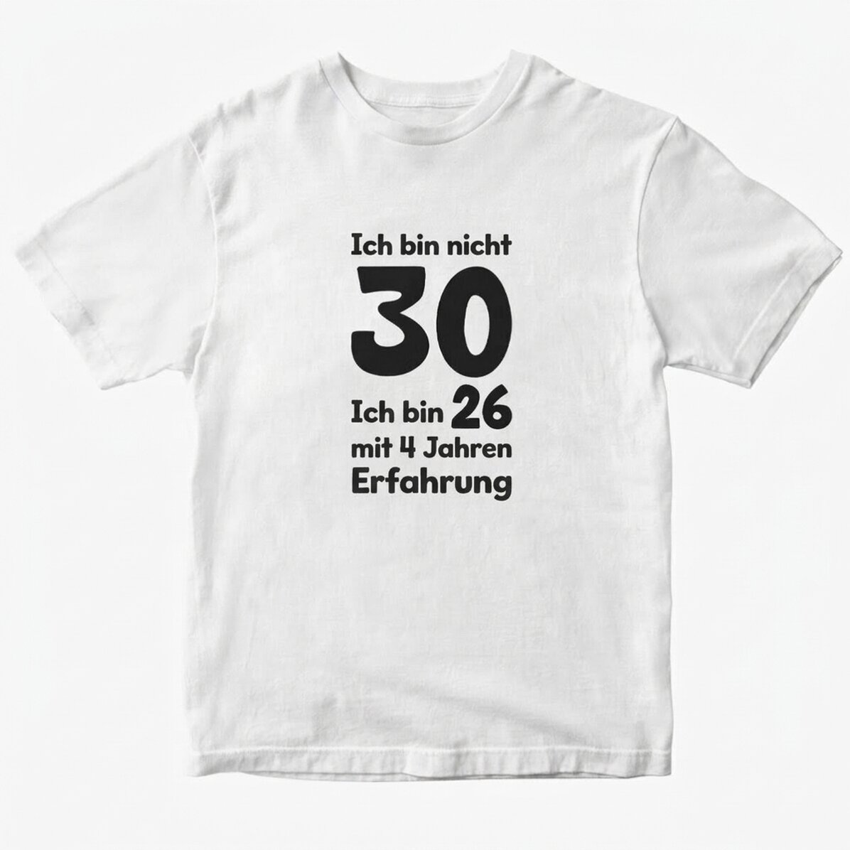 Personalisiertes Baumwoll-T-Shirt mit Aufdruck – Birthday