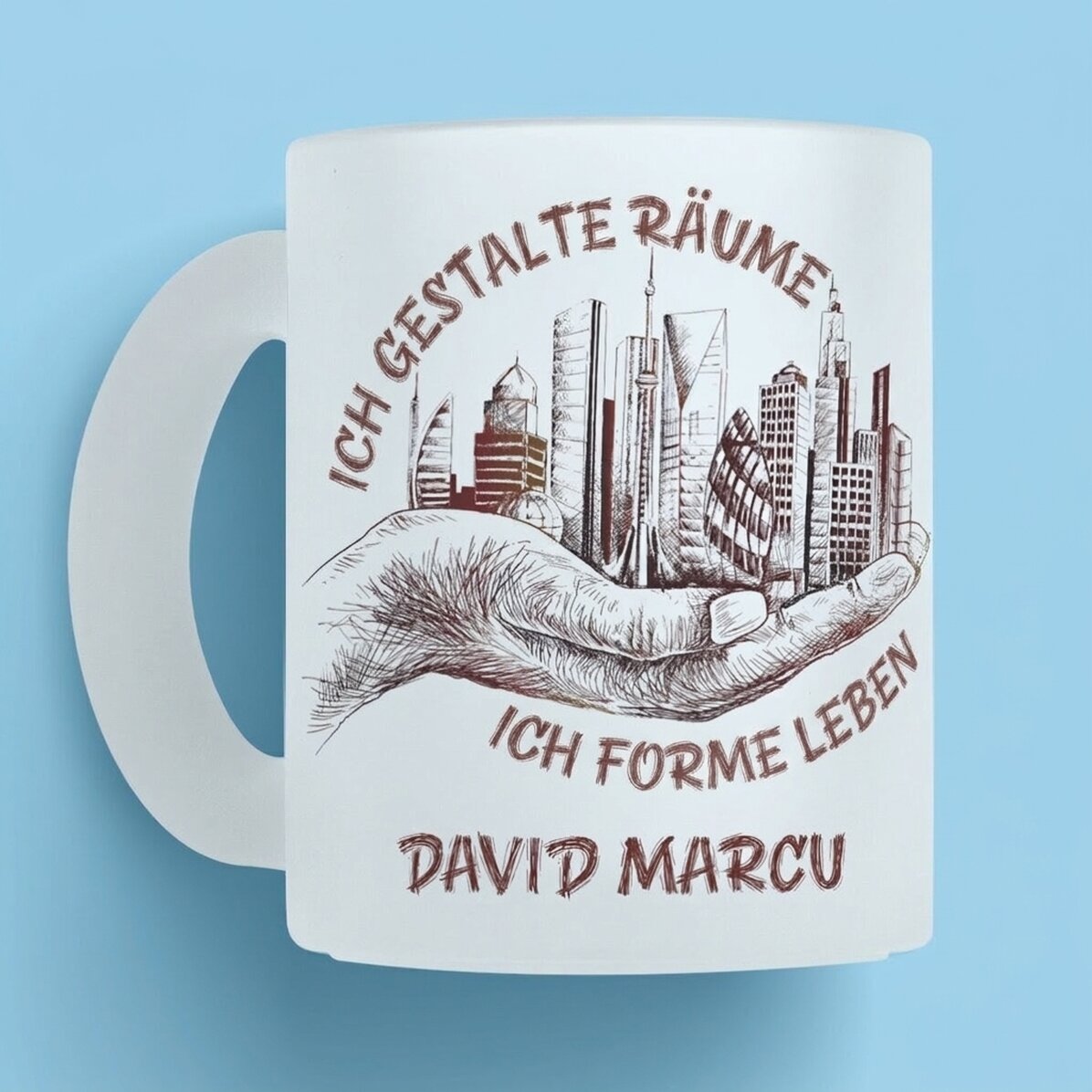 Personalisierte Tasse mit Text – Architekt