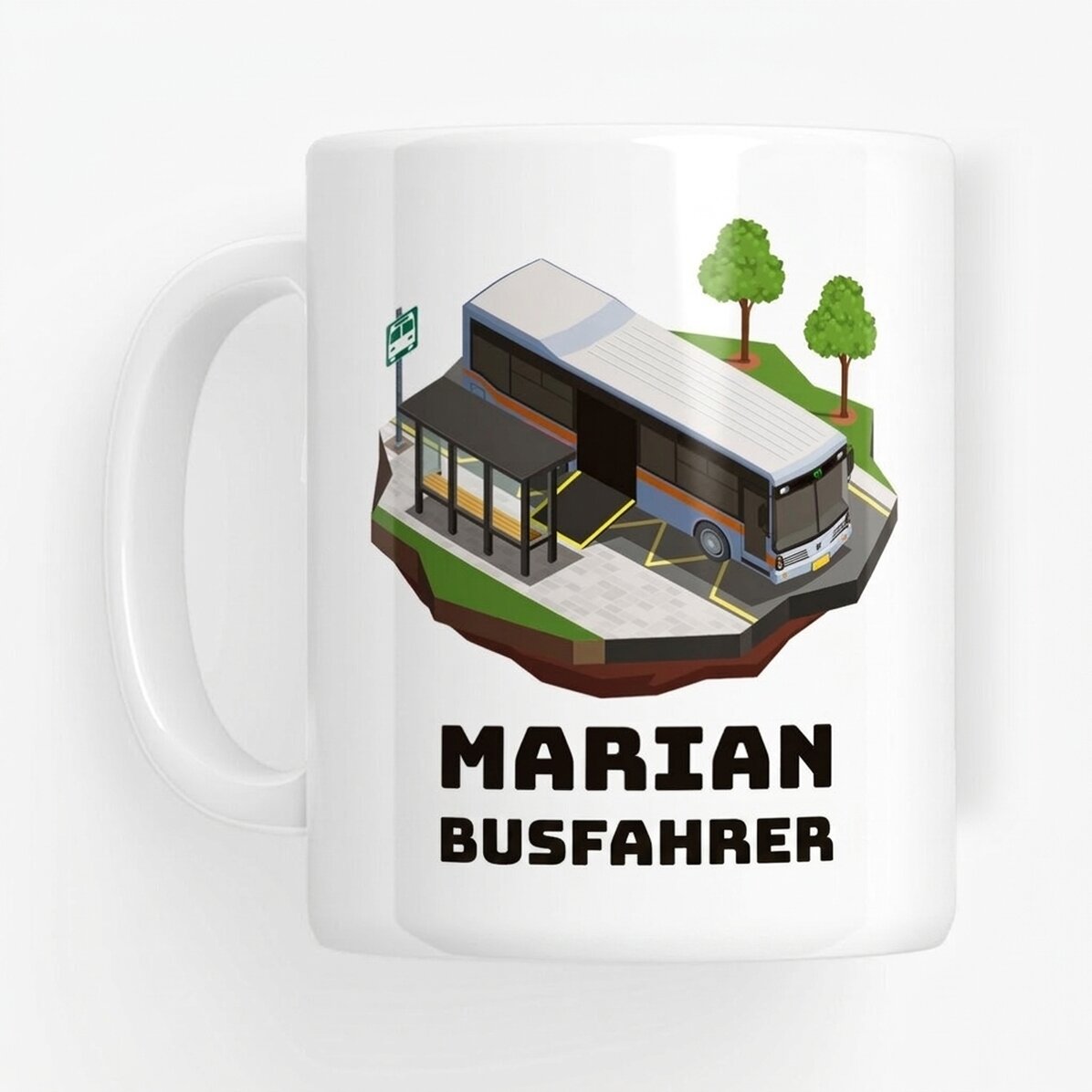 Personalisierte Tasse mit Aufdruck für Fahrer – Busfahrer
