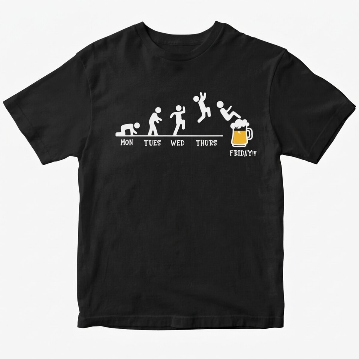 Personalisiertes Baumwoll-T-Shirt – Beer Time