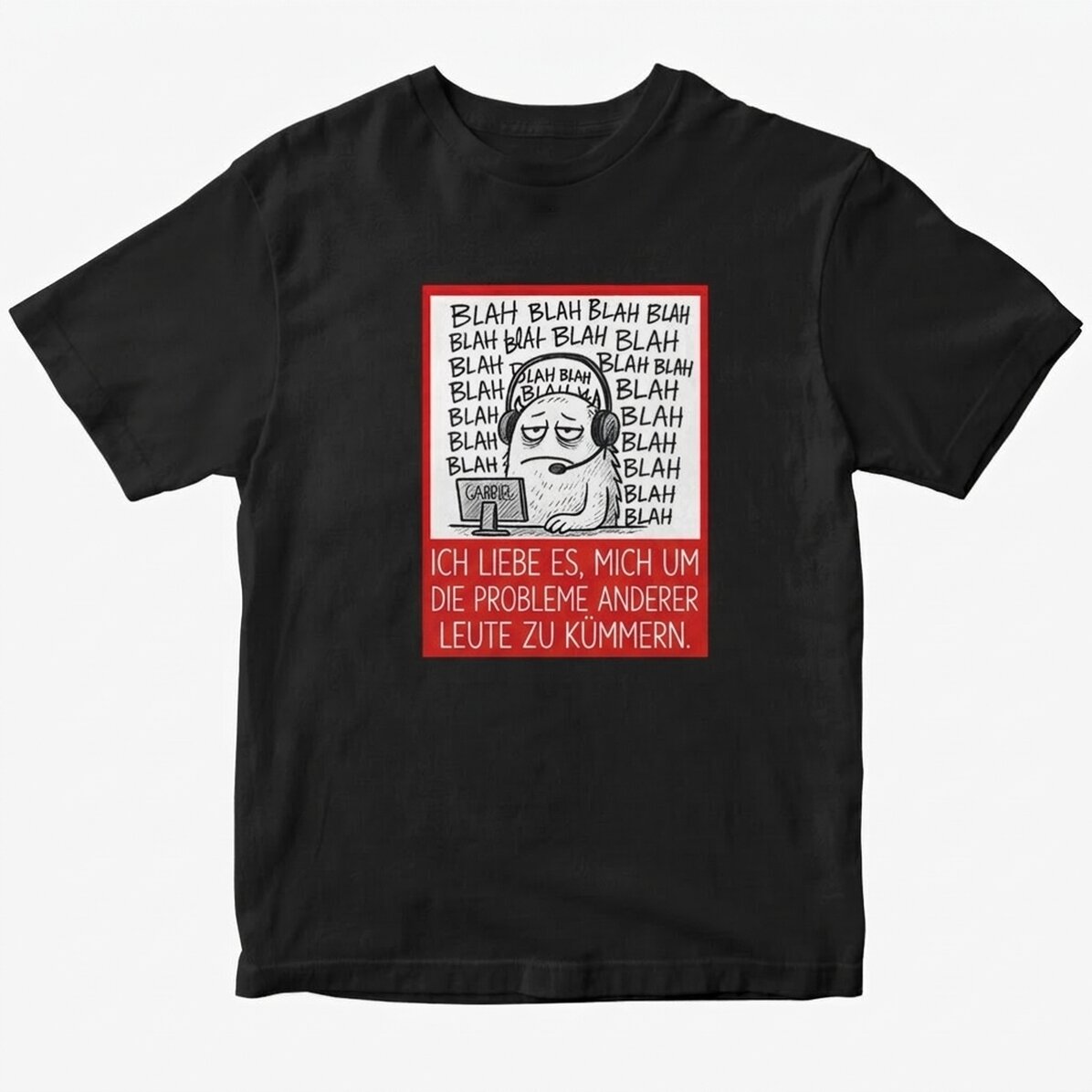 Personalisiertes Baumwoll-T-Shirt mit Aufdruck – Call Center
