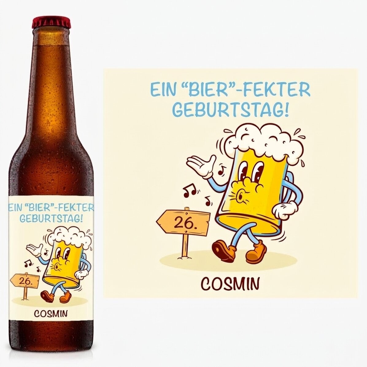 Bier mit individueller Beschriftung – Beer-illiant