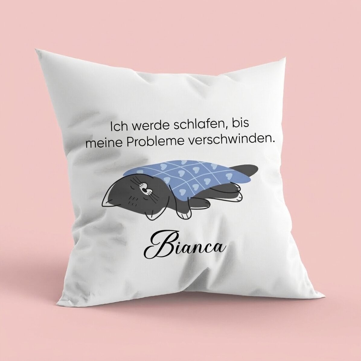 Personalisiertes Kissen mit Text – Probleme