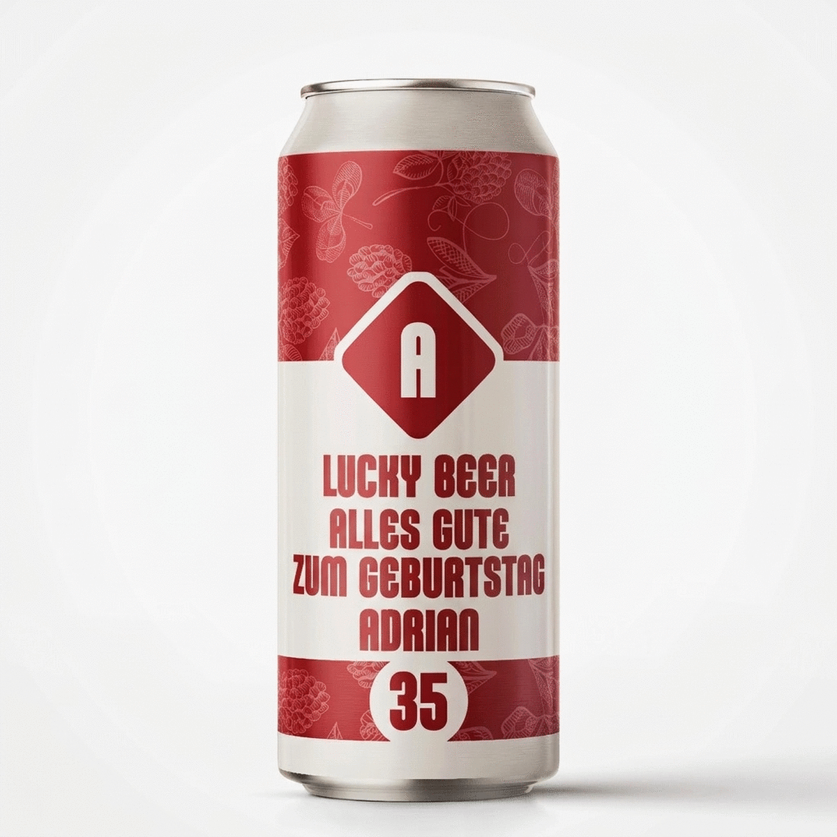 Bier in einer Dose mit individueller Beschriftung – Lucky Beer
