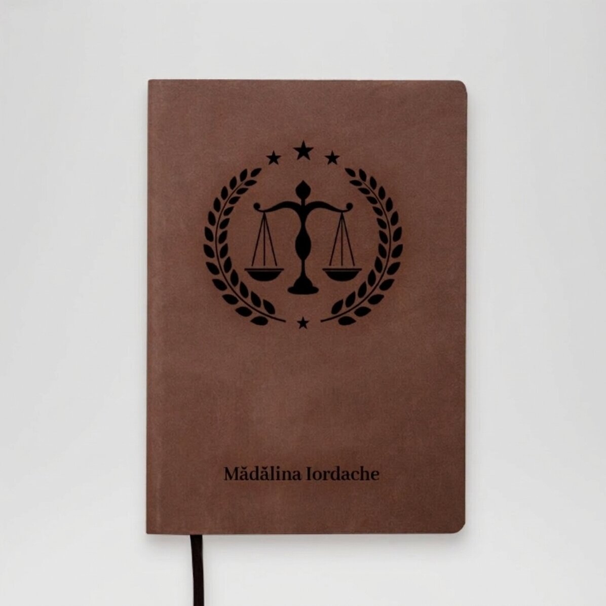 Personalisierter Leder-Terminkalender mit Aufdruck – Rechtsanwalt