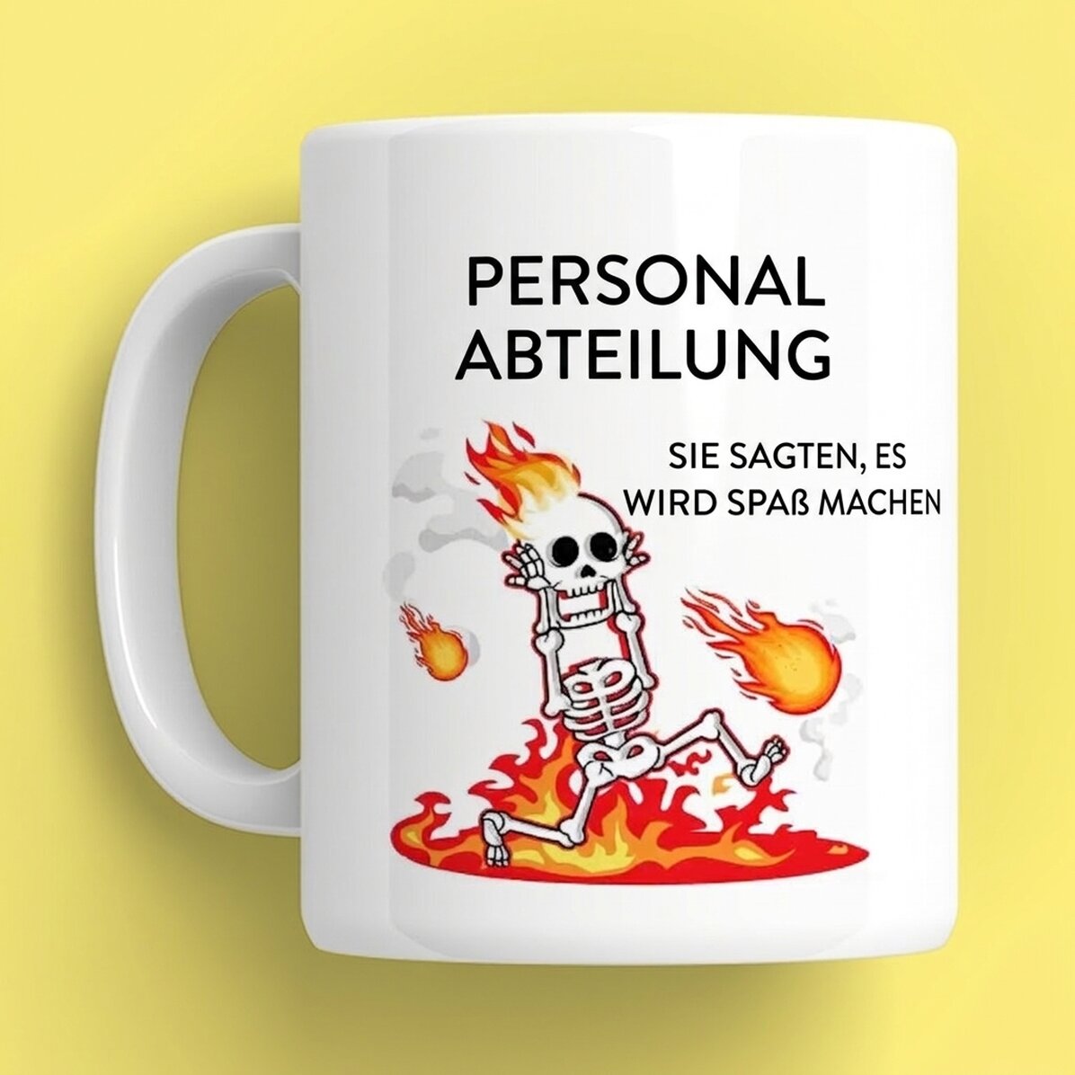 Personalisierte Tasse mit Text – Fun