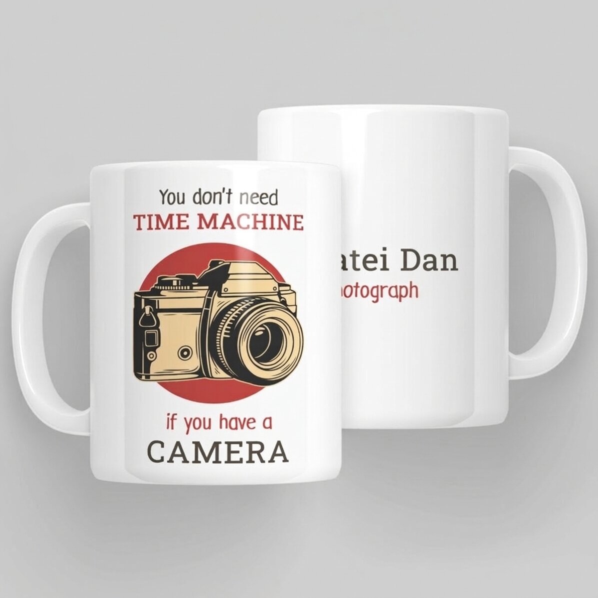 Personalisierte Tasse mit Text – Fotograf