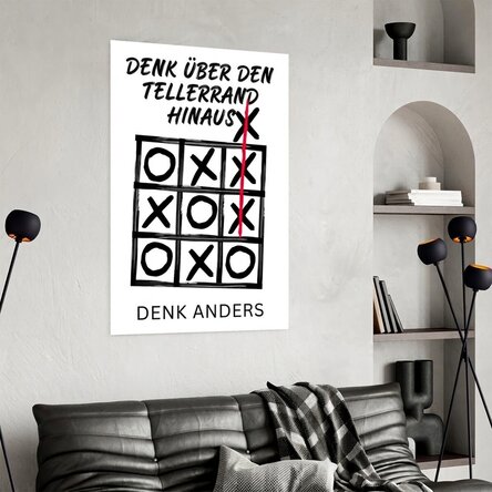Poster „Think outside the box“