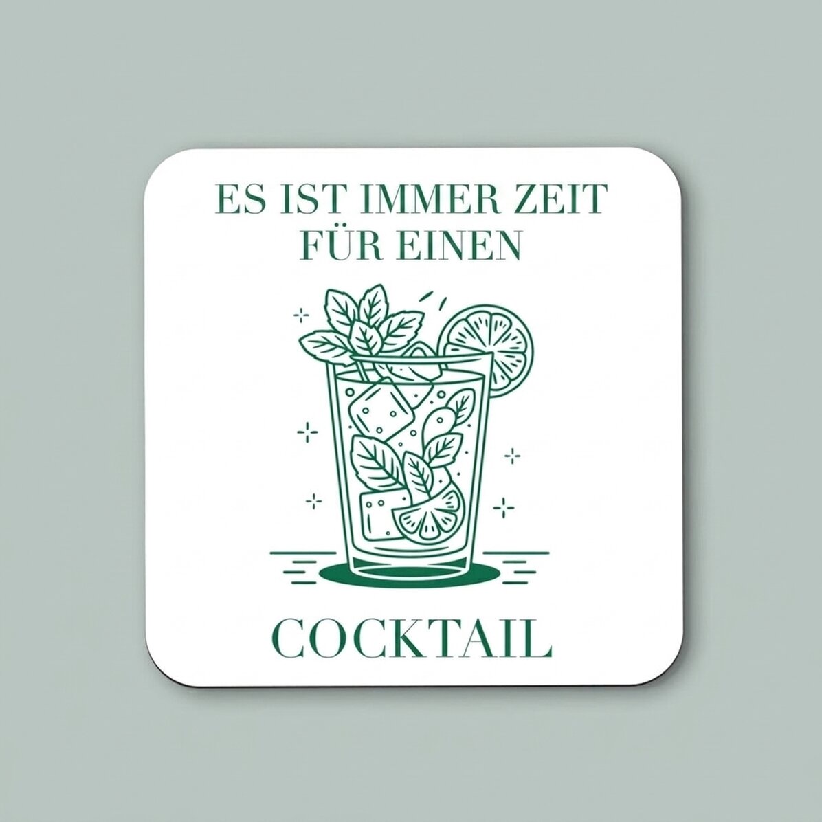 Personalisierter Gläserhalter mit Schriftzug – Always