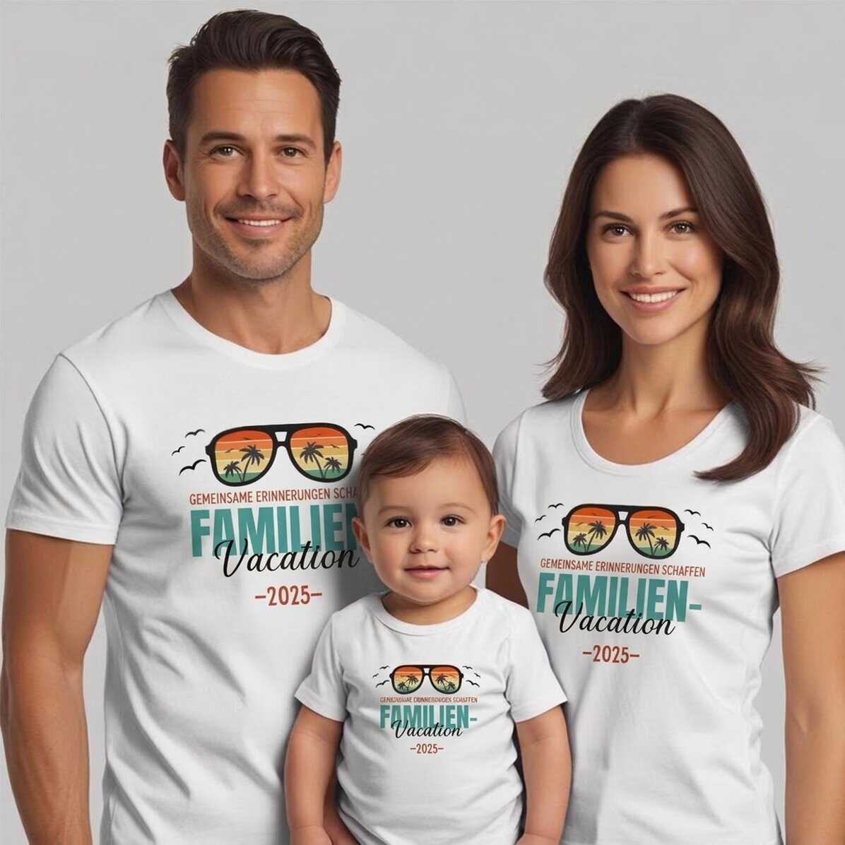 Personalisiertes Baumwoll-T-Shirt für Kinder/Erwachsene – Making Memories